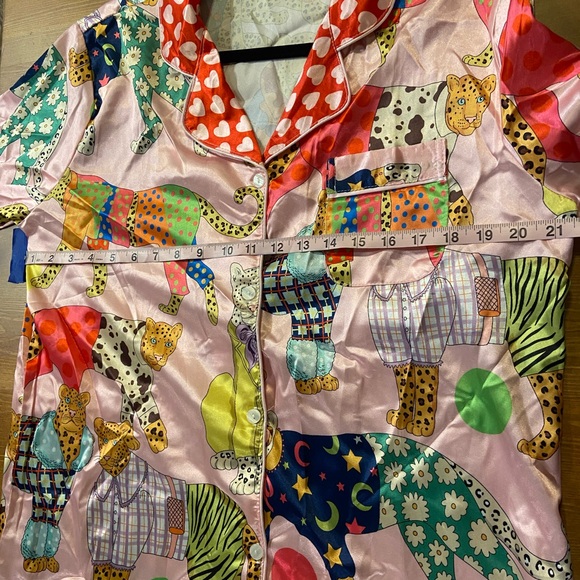 Colorful Leopard Pajama Set - Picture 3 of 9